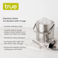True Ice Bucket with Tongs
