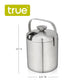 True Ice Bucket with Tongs