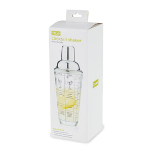True Glass Recipe Shaker