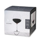 Viski Reserve Inez Crystal Burgundy Glasses 4Pk