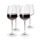 Viski Reserve Inez Crystal Bordeaux Glasses 4Pk