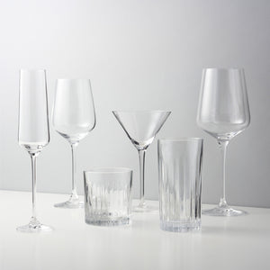 Viski Reserve Inez Crystal Bordeaux Glasses 4Pk