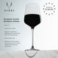 Viski Reserve Inez Crystal Bordeaux Glasses 4Pk