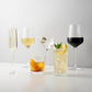 Viski Reserve Inez Crystal Chardonnay Glasses 4Pk