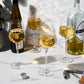 Viski Reserve Inez Crystal Chardonnay Glasses 4Pk