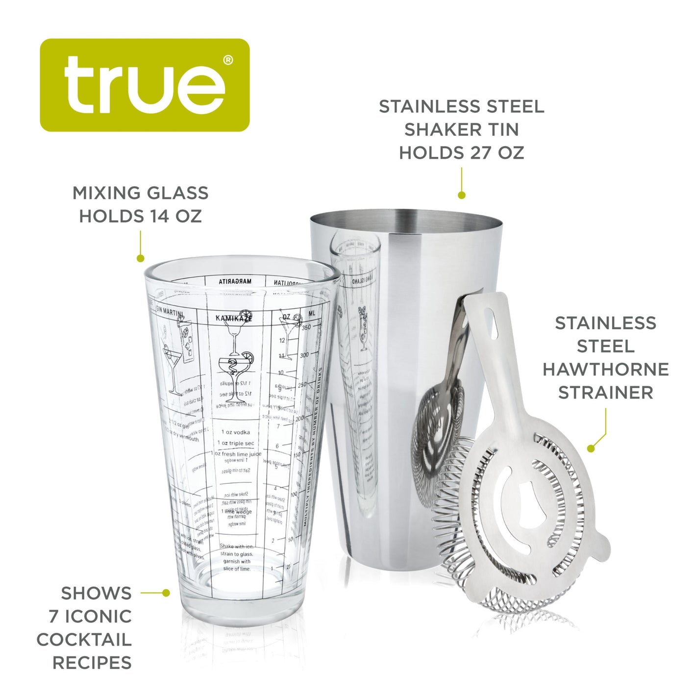 True 3 Piece Bareware Set
