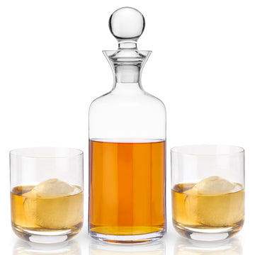 Viski Modern Liquor Decanter & Tumblers Set