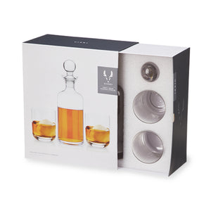 Viski Modern Liquor Decanter & Tumblers Set