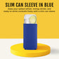 Savoy Slim Can Insulating Blue Sleeve