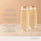 Starlight Stemless Champagne Flute Set