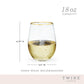 Starlight Stemless Wine Glass Set