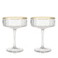 Viski Meridian Coupe Glasses 2pk