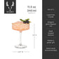 Viski Meridian Coupe Glasses 2pk