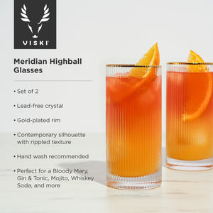 Viski Highball Glasses