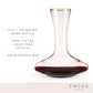 Twine Rose Crystal Decanter
