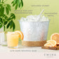 True Jute Wrapped Galvanized Ice Bucket by Twine