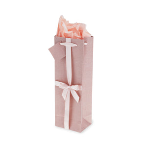 Assorted No Mess Glitter Bow Wine Bag