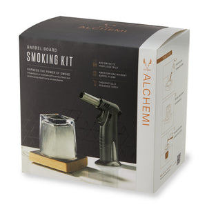 Alchemi Barrel Board Smoking Kit Set by Viski