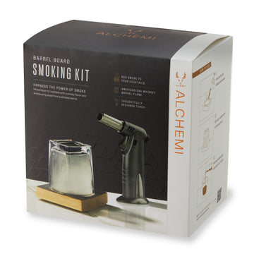 Alchemi Barrel Board Smoking Kit Set by Viski