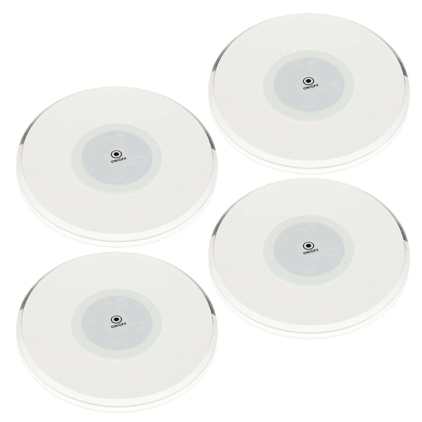 True LED Coasters Set of 4