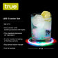 True LED Coasters Set of 4