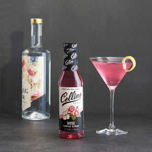 Collins Rose Simple Syrup