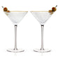 Viski Meridian Martini Glasses 2pk