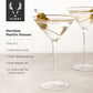 Viski Meridian Martini Glasses 2pk