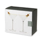 Viski Meridian Martini Glasses 2pk
