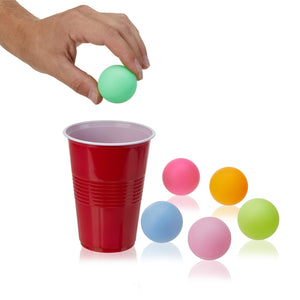 True Neon Ping Pong Balls 6pk
