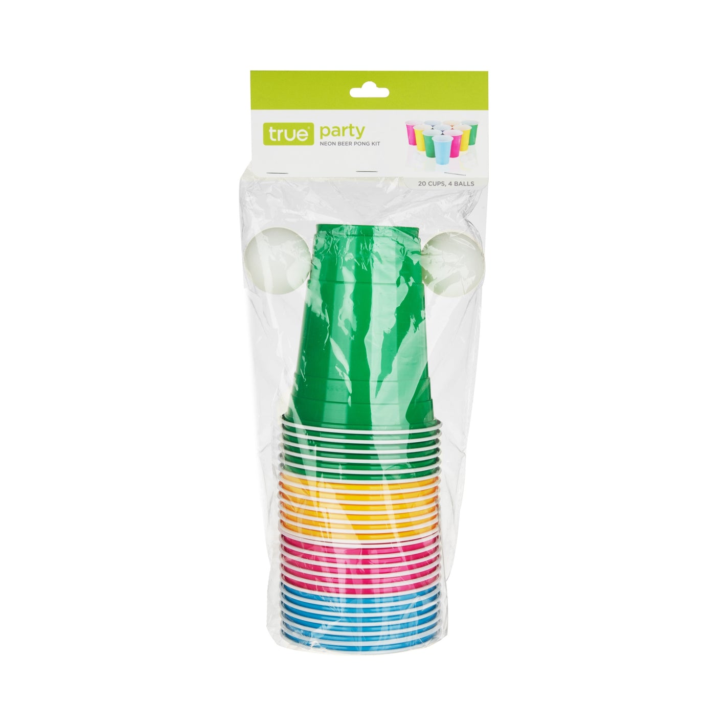 Neon Beer Pong Kit