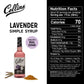 Collins Lavender Simple Syrup
