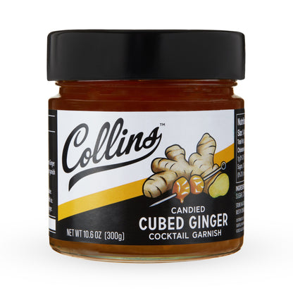 Collins Candied Cubed Ginger Garnish