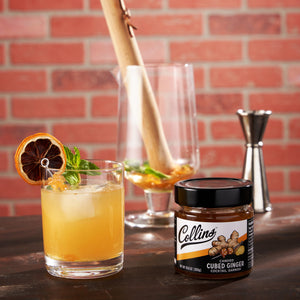 Collins Candied Cubed Ginger Garnish