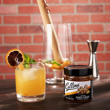 Collins Candied Cubed Ginger Garnish