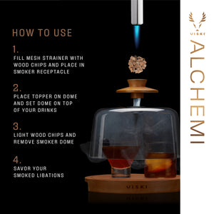Alchemi Cocktail Smoking Dome Viski