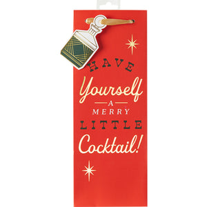 Merry Little Cocktail Liquor Gift Bag