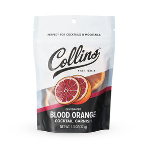 Collins Dehydrated Blood Orange Cocktail Garnish 1.3oz
