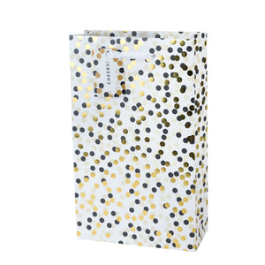 True Tuxedo Dot Double Wine Bag
