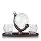 Viski Globe Decanter & Whiskey Tumblers