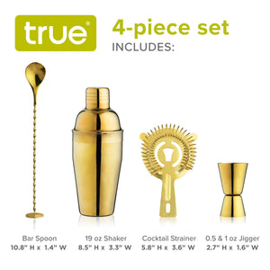 True Gold Barware Set