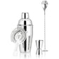 True Stainless Steel Barware Set