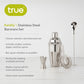 True Stainless Steel Barware Set
