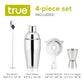 True Stainless Steel Barware Set