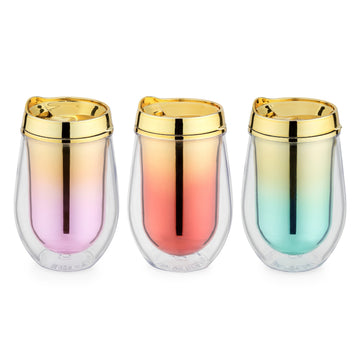 Metallic Ombre Stemless Wine Tumbler