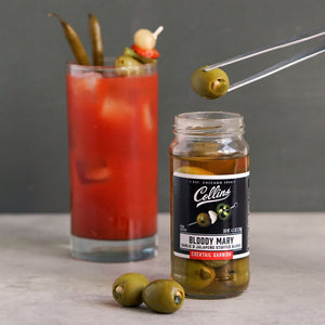 Collins Bloody Mary Garlic & Jalapeno Stuffed Olives 4.