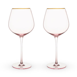 Twine Rose Crystal Red Wine Glass 2pk