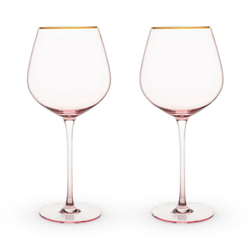 Twine Rose Crystal Red Wine Glass 2pk