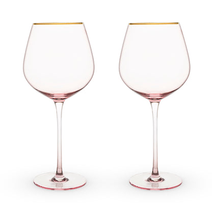 Twine Rose Crystal Red Wine Glass 2pk