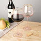 Twine Rose Crystal Red Wine Glass 2pk